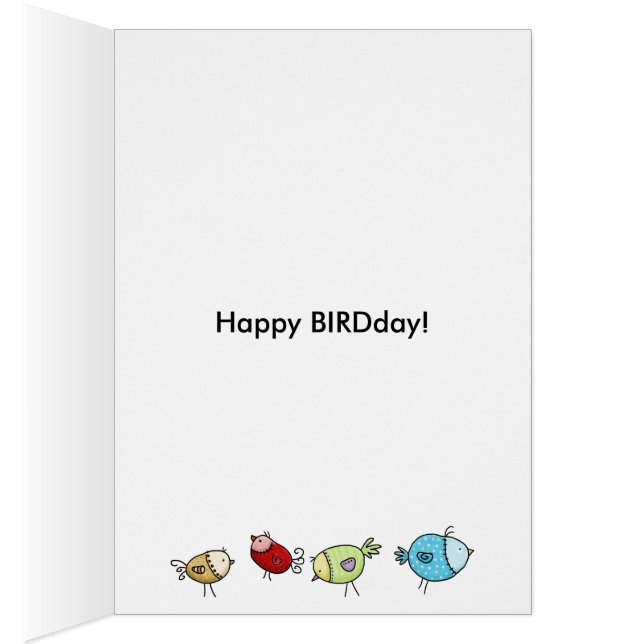 Aves brillantes y Coloridas - Personalizable (Interior (Derecha))