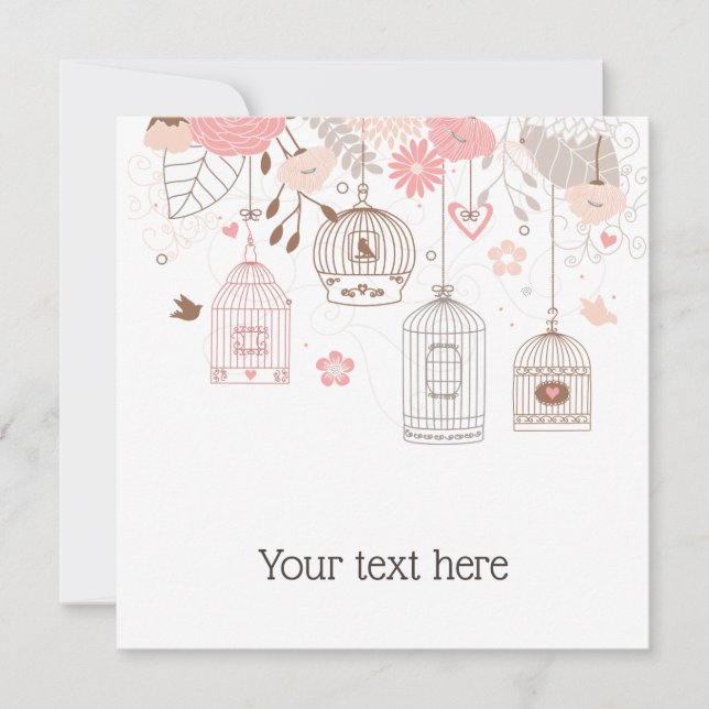 Aves caprichosas personalizadas (Anverso)