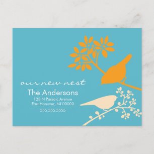 Aves coloridas que mueven Invitaciones