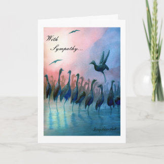 Aves De Agua, Con Solidaridad... Tarjeta
