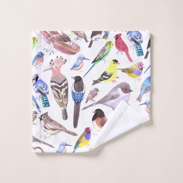 Aves de América - mascotas y aves silvestres (Toallita)