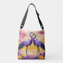 Aves de amor Delight: Bolsa de Tote con diseño rom