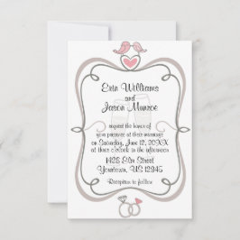 Aves de amor e invitación al champagne