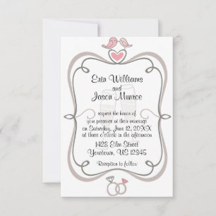 Aves de amor e invitación al champagne