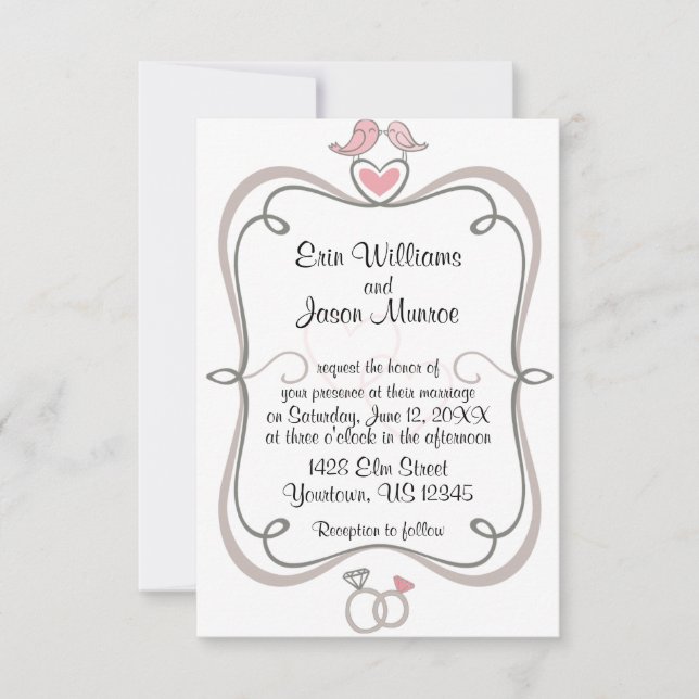 Aves de amor y invitación al corazón (Anverso)
