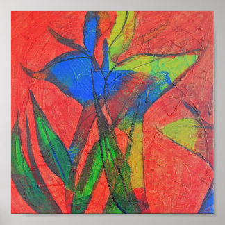 Aves de arte paraíso impresos