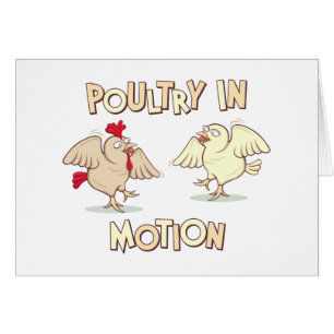 Aves de corral en el movimiento