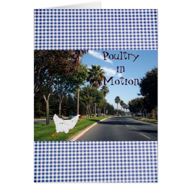 Aves de corral en movimiento (Frente)