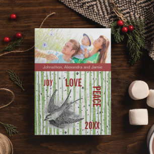 Aves de cosecha de árboles de aves familiares