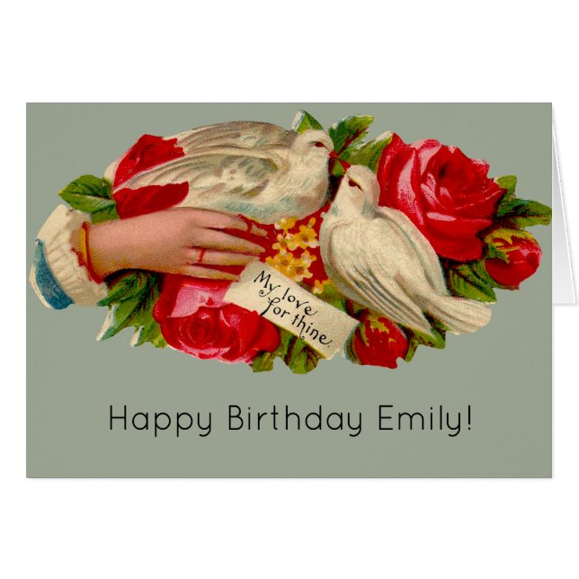 Aves de época Amo victoriano Adorable Arte Clásico (Anverso (Horizontal))