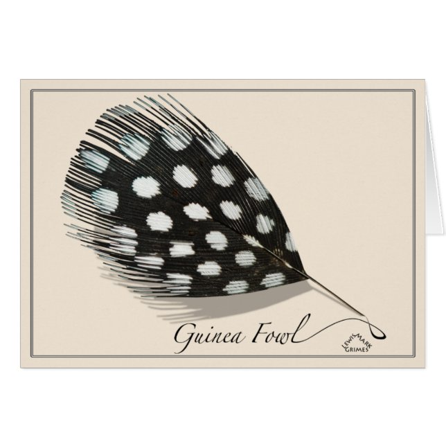 Aves de Guinea - tarjeta (Anverso (Horizontal))