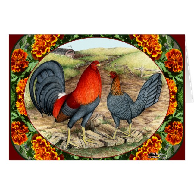 Aves de juego hermosas (Anverso (Horizontal))