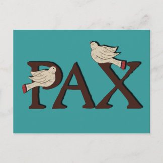 Aves de la postal Pax (Paz)