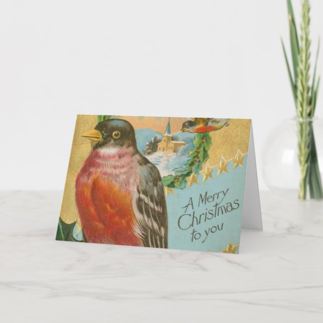 Aves de Navidad de época (Anverso)