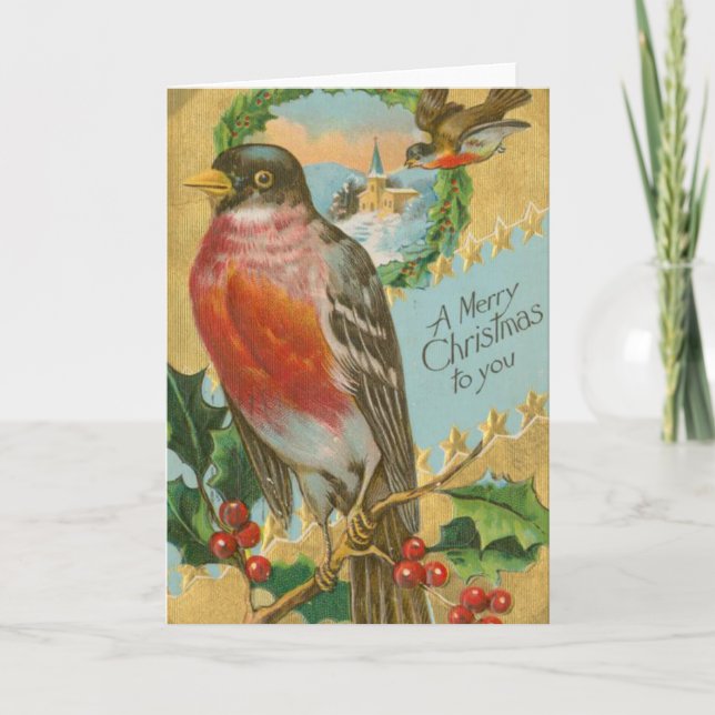 Aves de Navidad de época (Anverso)