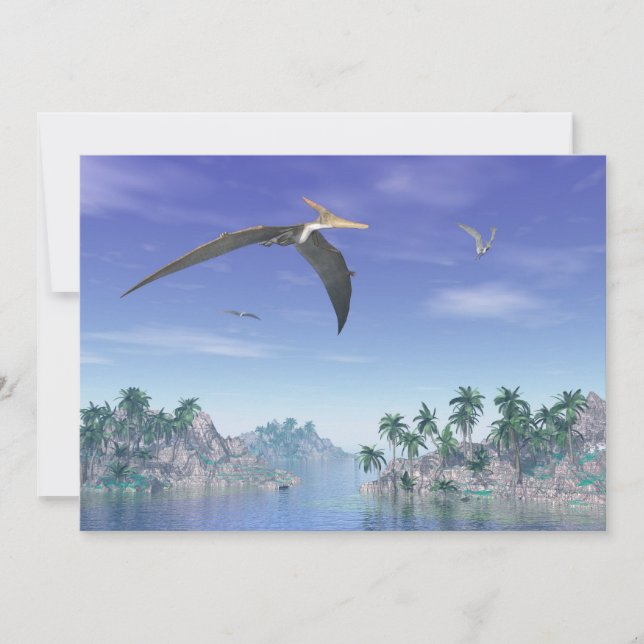 Aves de Pteranodon - Rentabilidad 3D (Anverso)