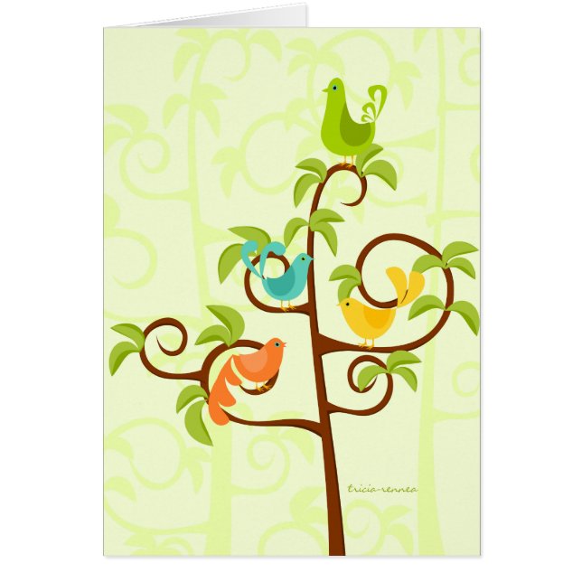 Aves de un árbol (Frente)