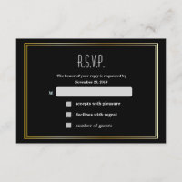 Aves del paraíso, tarjetas Floral RSVP