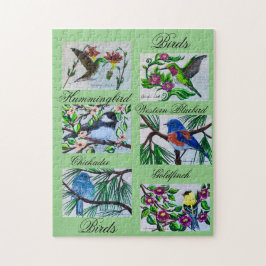 Aves del rompecabezas de la alegría