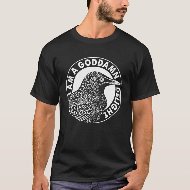 Aves divertidas, soy una maldita camiseta delgada (Anverso)