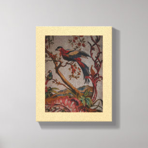 Aves en el paraíso ~ Lienzo envuelto .75" Grueso