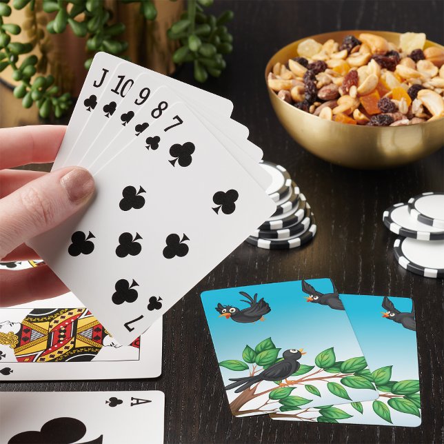 Aves En Un Árbol Jugando Cartas (Subido por el creador)