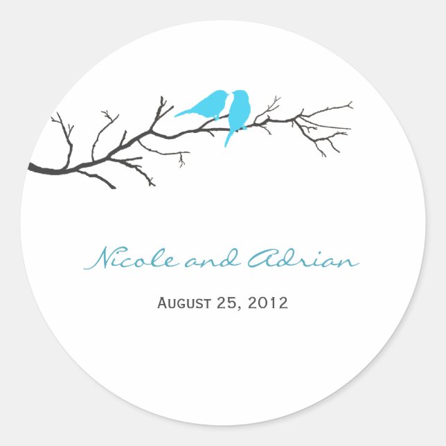 Aves Las siluetas favorecen a Pegatinas o Sellos p (Anverso)