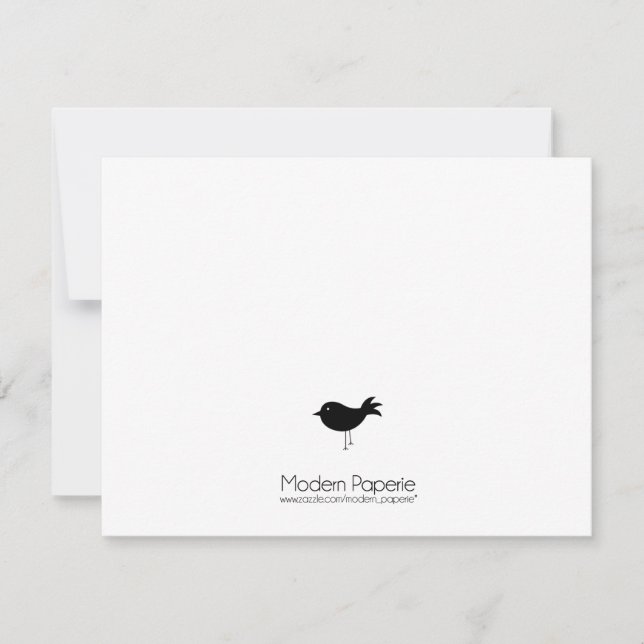 Aves negras e invitación de encaje (Anverso)