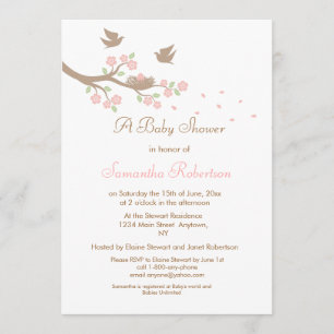 Aves niegan invitación de Baby Shower