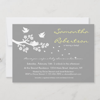 Aves niegan invitación de Baby Shower