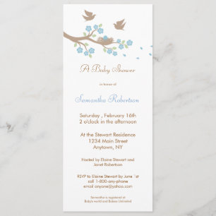 Aves niegan invitación de Baby Shower