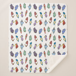 Aves Personalizados caprichosas lanzan una manta