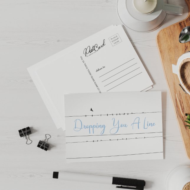 Aves que te arrojan una línea Enviar una nota Salu (Subido por el creador)