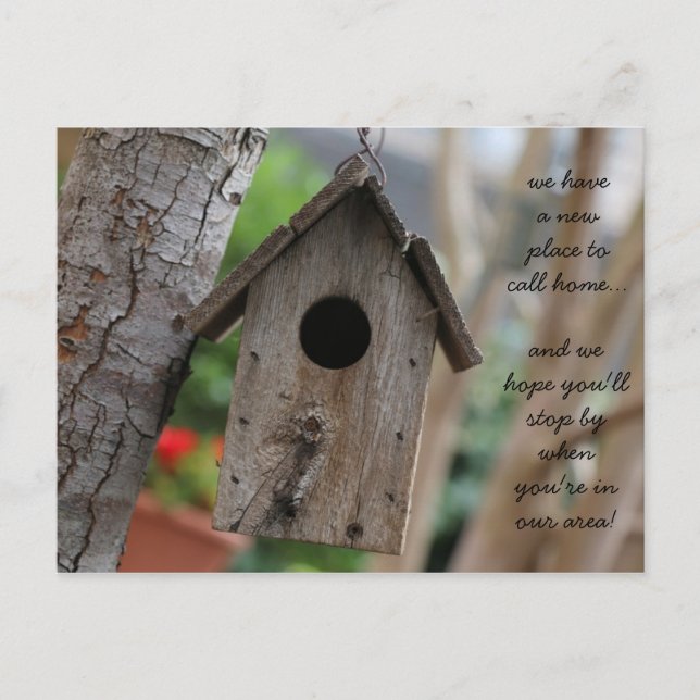 Aves rusticas, cambio de las tarjetas de dirección (Anverso)