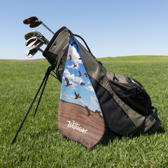 Aves silvestres Ducks Toalla de Golf (Verde)
