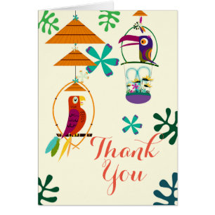 Aves Tiki Arte Vintage Retro Gracias