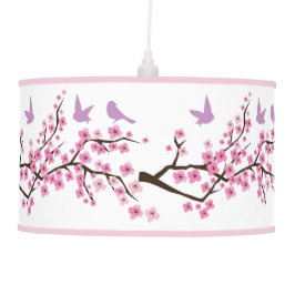 Aves y flores de cerezo