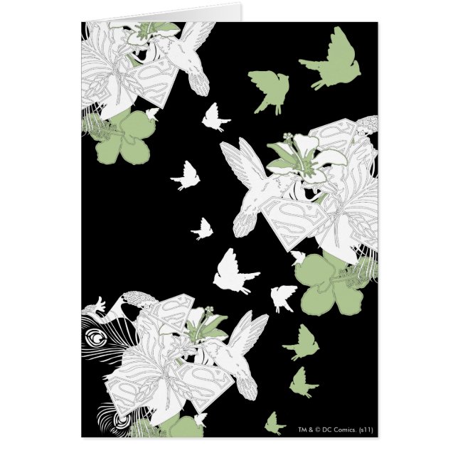 Aves y plumas superchica (Frente)