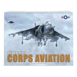 AVIACIÓN CORPS - CALENDARIO AV-8B HARRIER II