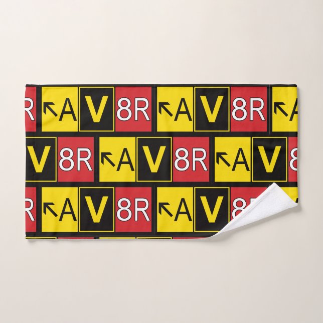 Aviador: AV8R (Toalla de mano)