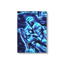 Avión acrílico de muerte e impuestos sobre lienzo