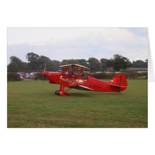 Avión biplano Hatz (Anverso (Horizontal))
