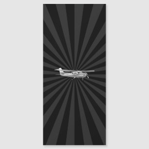 Avión Cessna Silhouette Flying Sunburst Decour