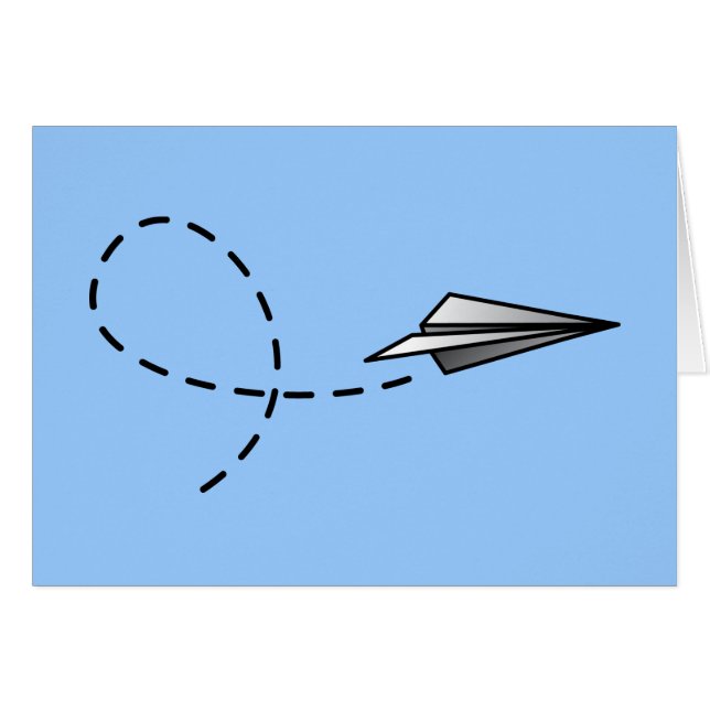 Avión de aire de papel (Anverso (Horizontal))