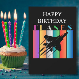 Avión de avión de Jet Fighter Fun Aviation Birthda