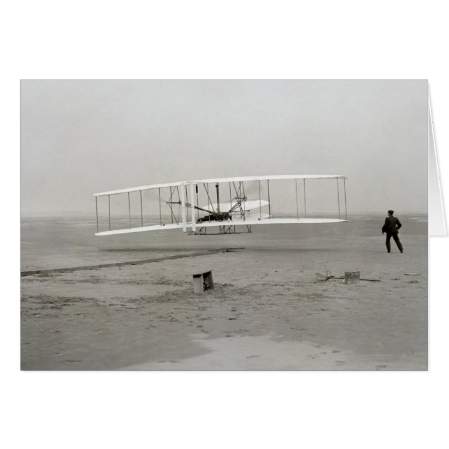 Avión de los Hermanos Wright Primer Vuelo de Avión (Anverso (Horizontal))