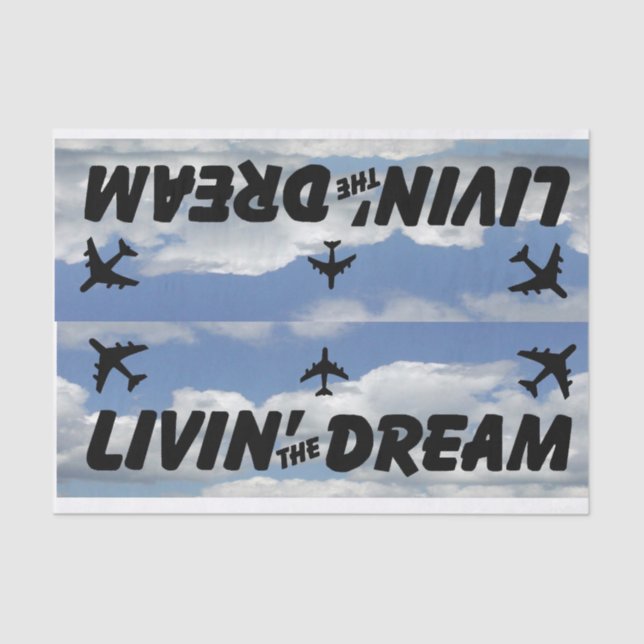 Avión de papel de tejidos (Anverso)