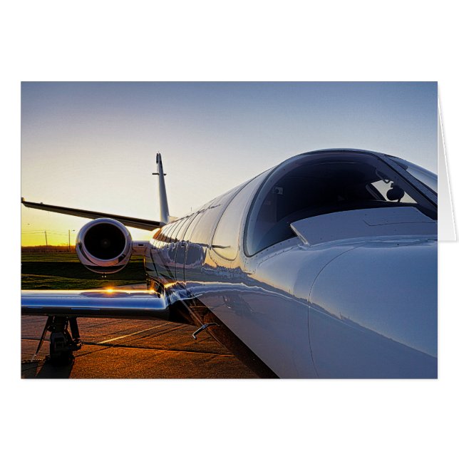 Avión de reacción privado (Anverso (Horizontal))