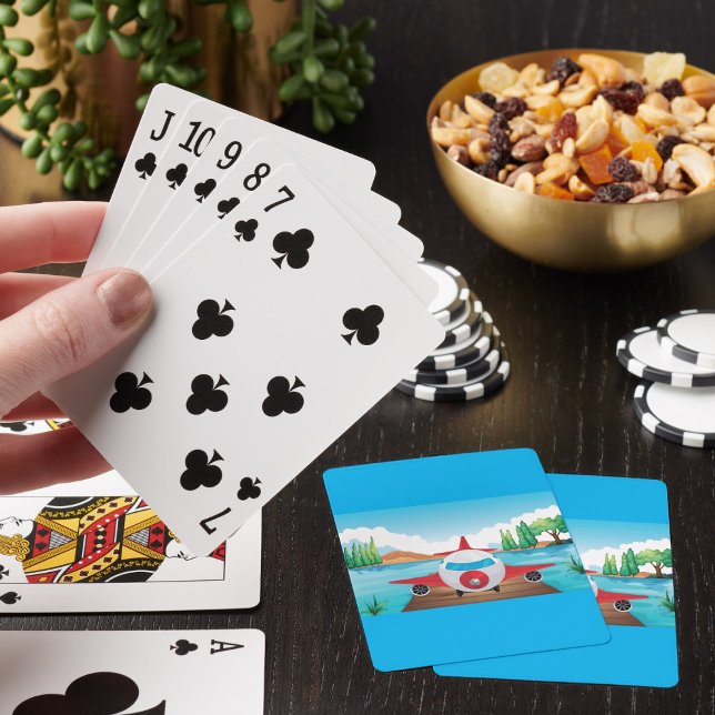 Avión En Cartas De Juego De La Naturaleza (Subido por el creador)