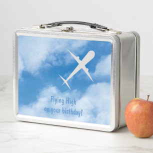 Avión en Light Sky Blue, Personalizable